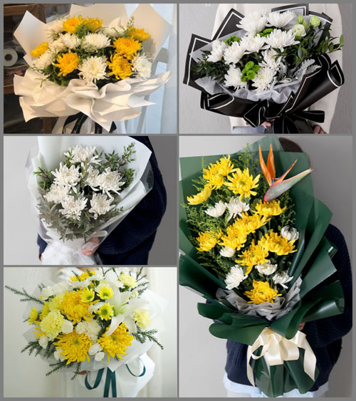 四川成都彭州市新兴镇白事花束代送